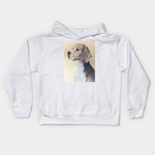 beagle art Kids Hoodie